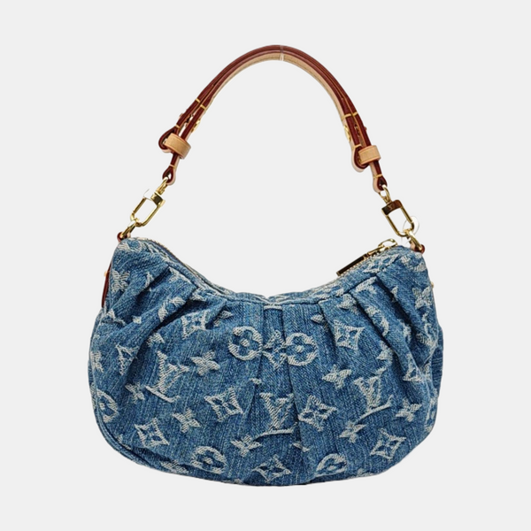 Pochette Valley Monogram Denim Blue