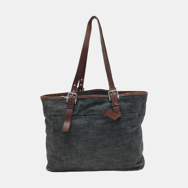 Denim Shoulder Bag Gray