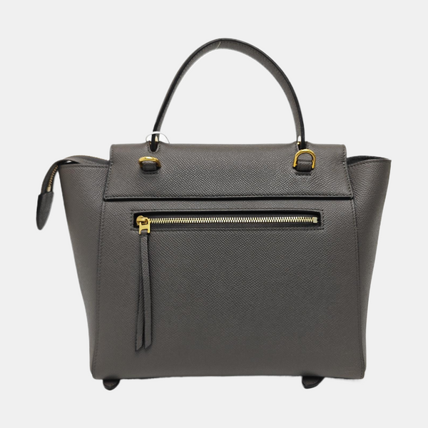 BELT Micro Calfskin Gray