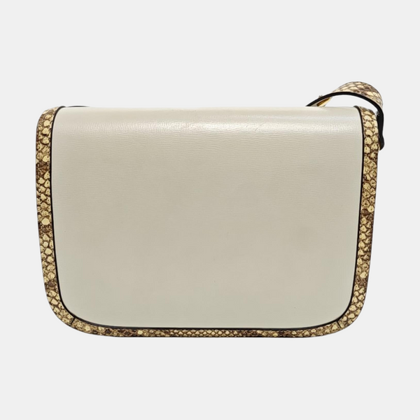 Horsebit 1955 Small Python White