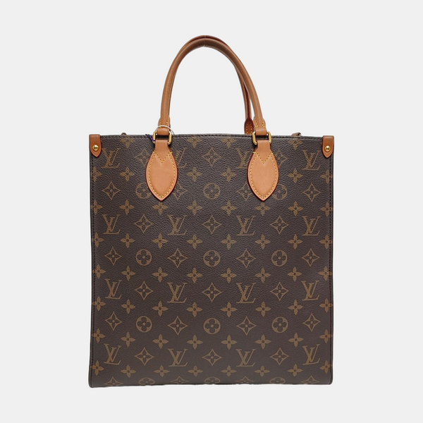 SAC PLAT MM Monogram Coated Canvas Brown