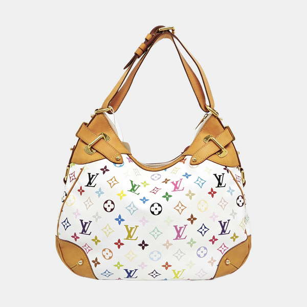 LV × TM GRETA Monogram Coated Canvas White
