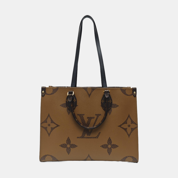 ONTHEGO MM Monogram Coated Canvas Brown