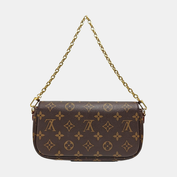 IVY Monogram Coated Canvas Brown