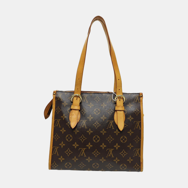 POPINCOURT Monogram Coated Canvas Brown