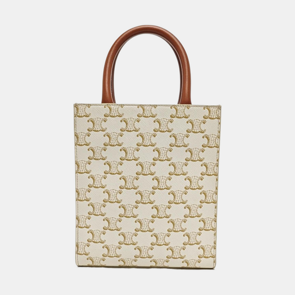 CABAS CELINE Mini Coated Canvas White