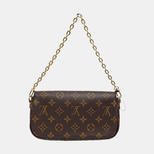 IVY Monogram Coated Canvas Brown