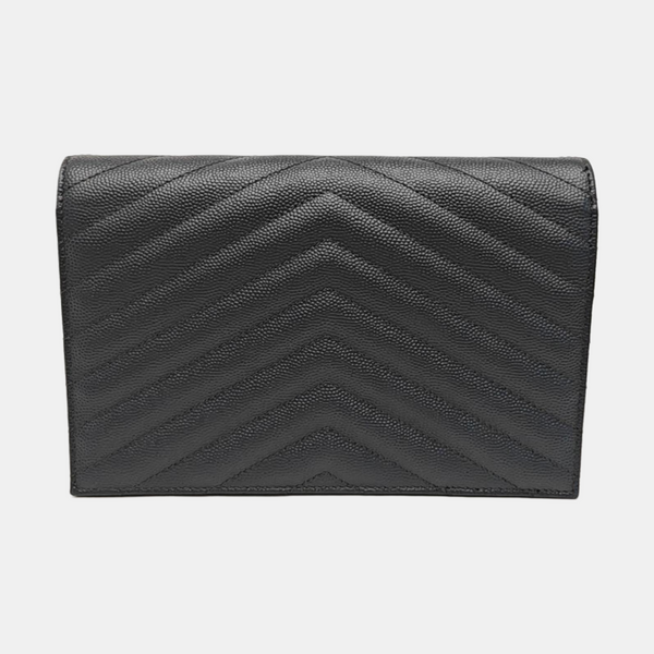 MONOGRAM Chevron Calfskin Gray