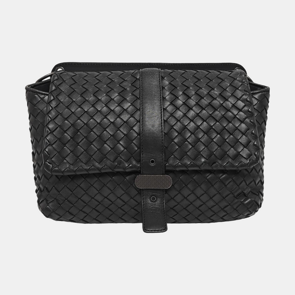 Calfskin Shoulder Bag Black