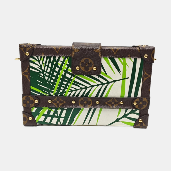 PETITE MALLE Coated Canvas Green
