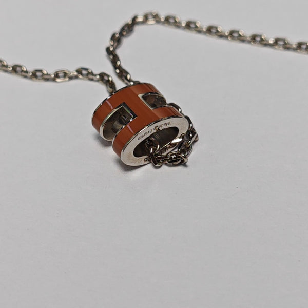 Pop H Metal Silver Necklace