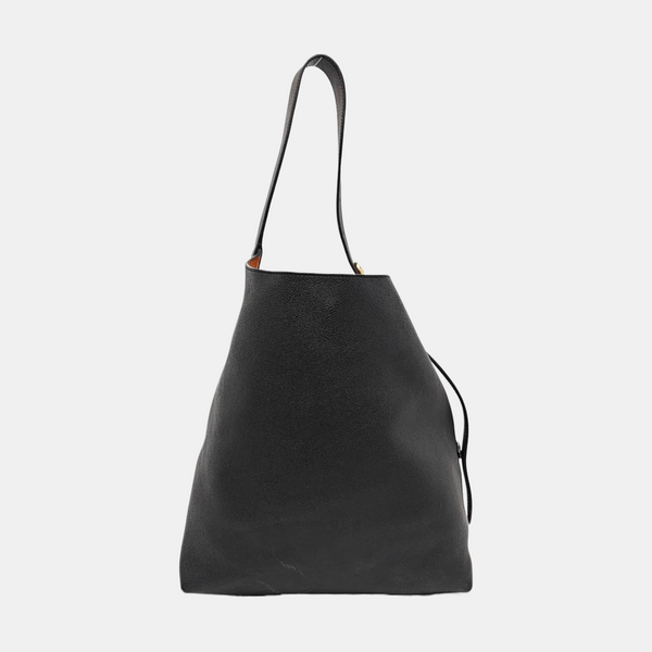 LOW KEY HOBO MM Monogram Calfskin Black