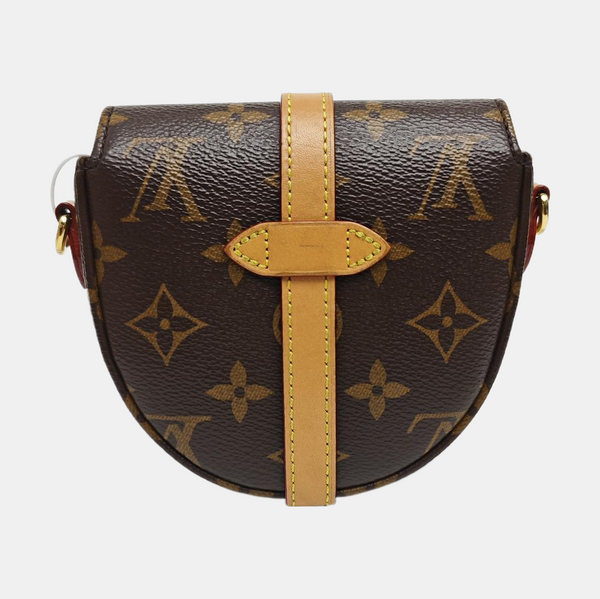CHANTILLY Mini Monogram Coated Canvas Brown