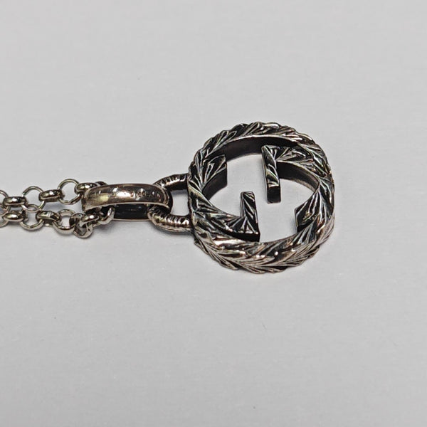 Interlocking G 925 Sterling Silver Necklace