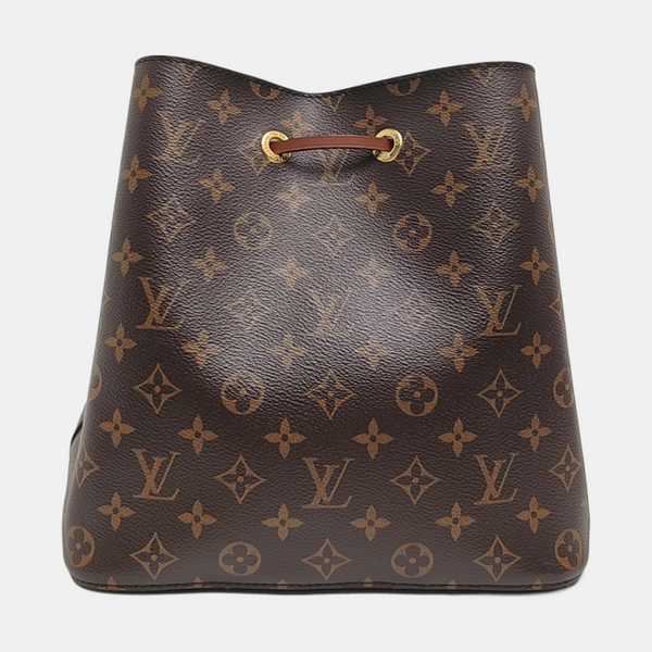 NÉONOÉ MM Monogram Coated Canvas Brown