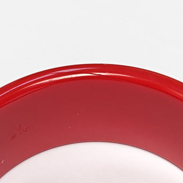 Metal Red Bangle