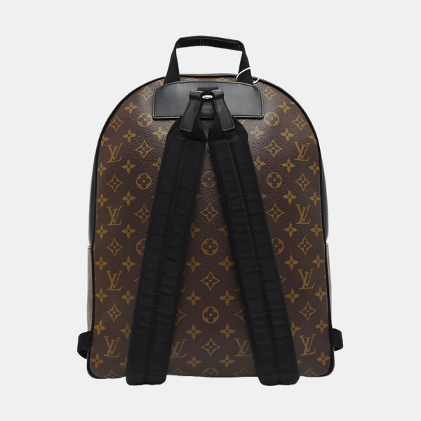 JOSH Monogram Coated Canvas Brown
