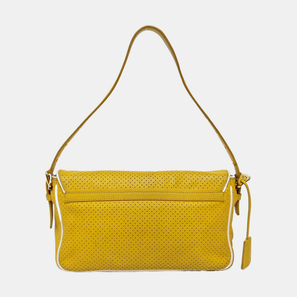 Calfskin Shoulder Bag Yellow