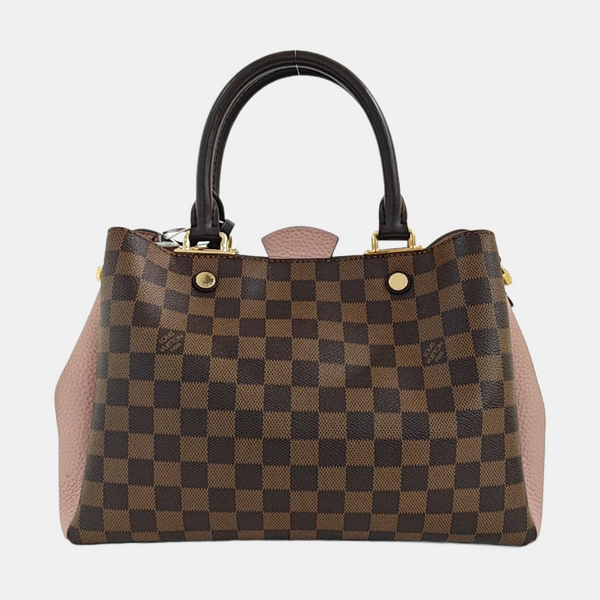 BRITTANY BB Damier Ebene Coated Canvas Brown