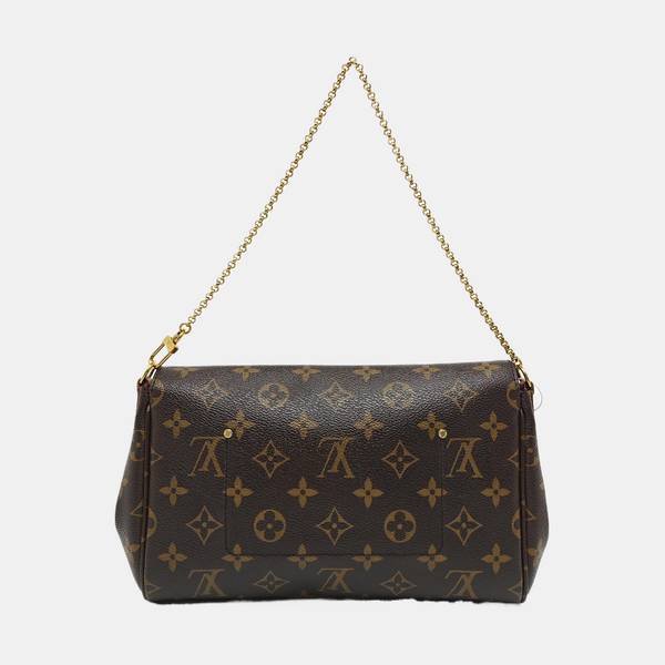 FAVORITE MM Monogram Coated Canvas Brown