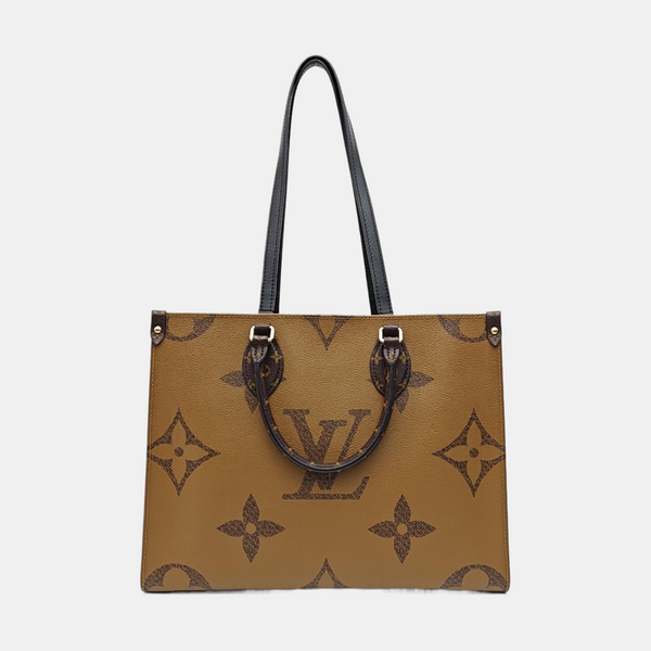 ONTHEGO MM Monogram Coated Canvas Brown