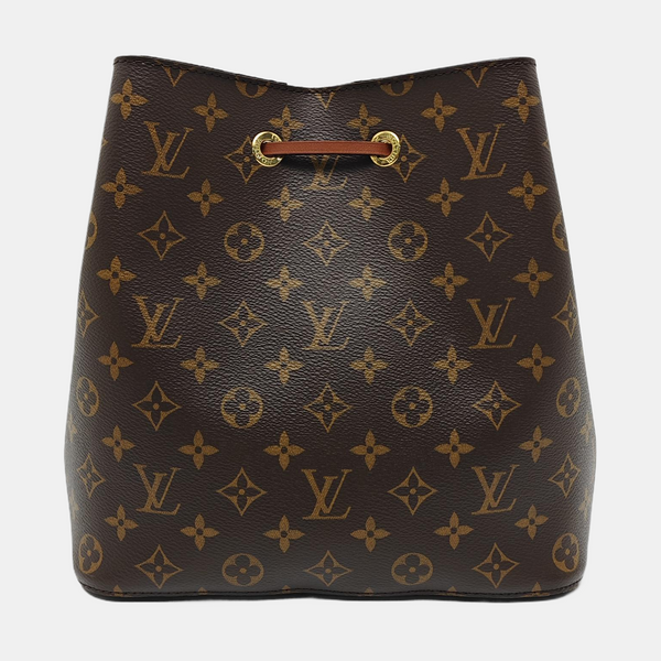 NÉONOÉ MM Monogram Coated Canvas Brown