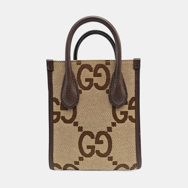 Jumbo Mini Monogram Canvas Beige