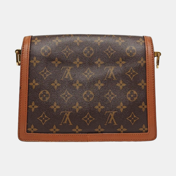 DAUPHINE MM Monogram Coated Canvas Brown