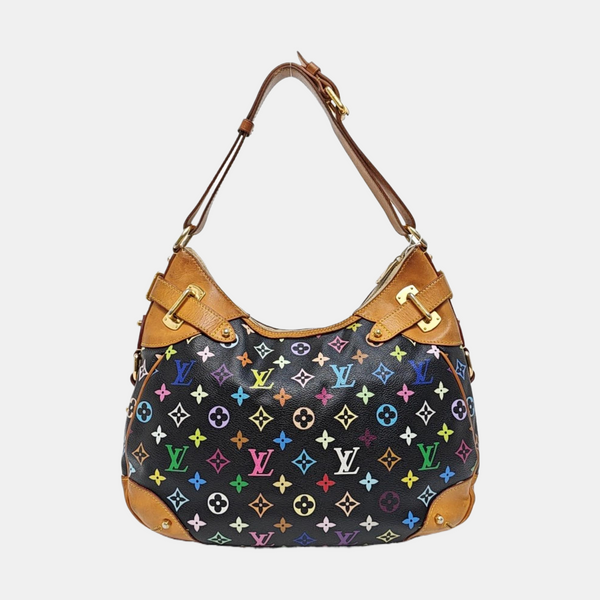 LV × TM GRETA Monogram Coated Canvas Black