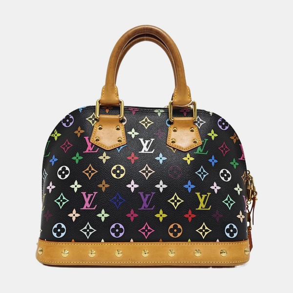 LV × TM ALMA PM Monogram Coated Canvas Black