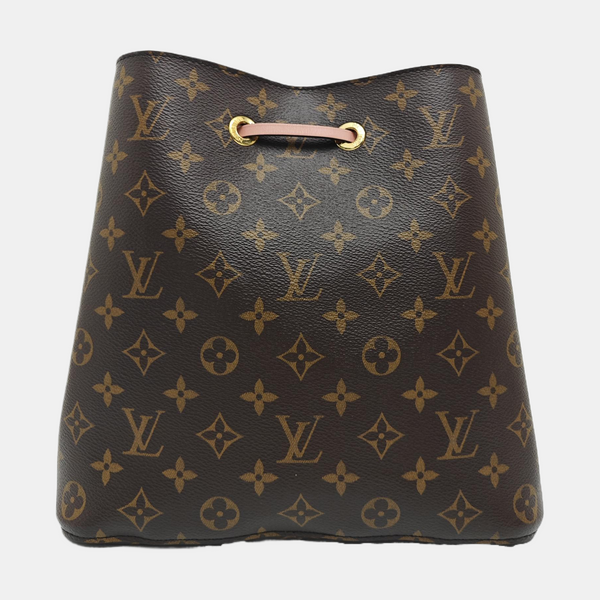 NÉONOÉ MM Monogram Coated Canvas Brown