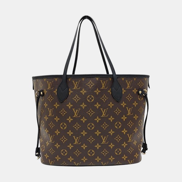 NEVERFULL INSIDE OUT MM Monogram Calfskin Black