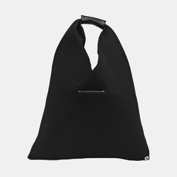 Fabric Top Handle Bag Black