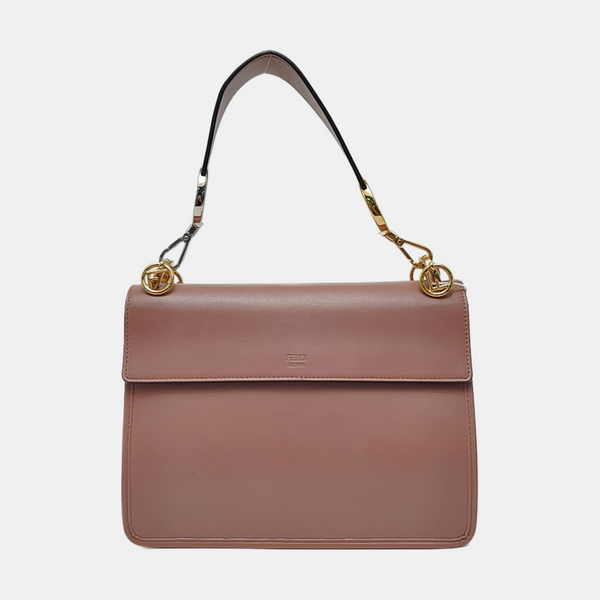 Authenticated pre-owned Kan I F Calfskin Beige - Shoulder Bag at Looply