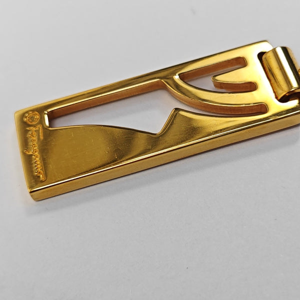Metal Bag Charm Gold