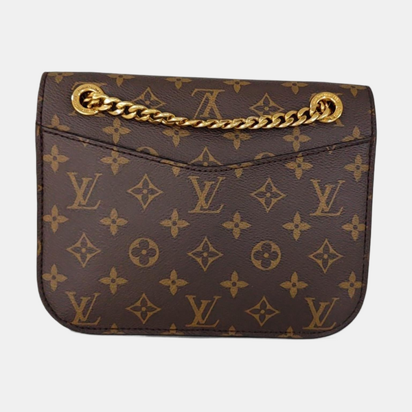 PASSY Monogram Coated Canvas Brown