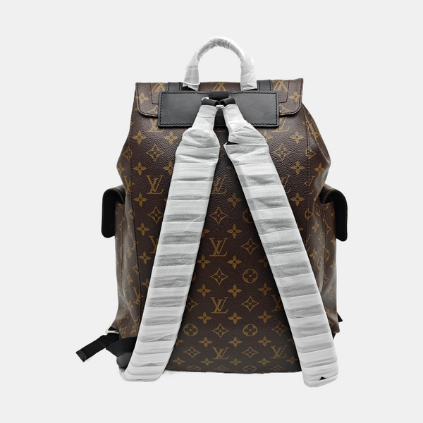 CHRISTOPHER MM Monogram Coated Canvas Brown