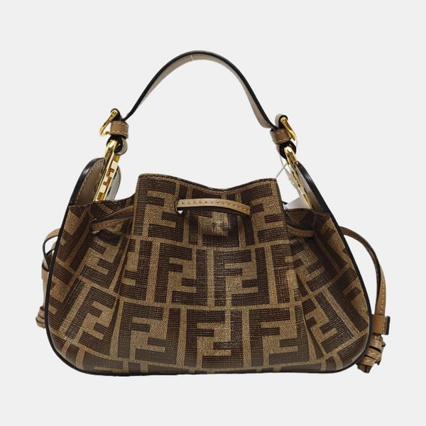 POMODORINO Mini Coated Canvas Brown