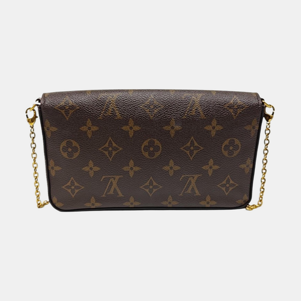FÉLICIE Monogram Coated Canvas Brown