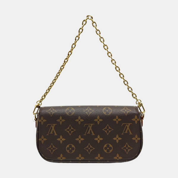 IVY Monogram Coated Canvas Brown