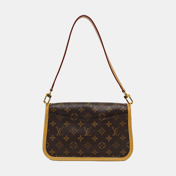 DIANE Monogram Coated Canvas Brown