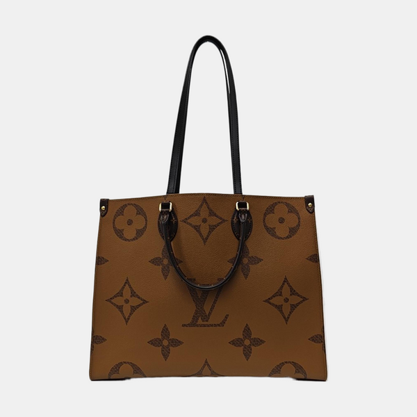 Onthego GM Lona Revestida Monogram Marrón