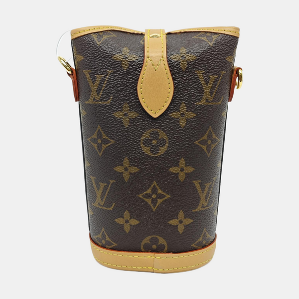 FOLD ME Monogram Coated Canvas Brown