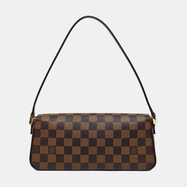 RECOLETA Damier Ebene Coated Canvas Brown