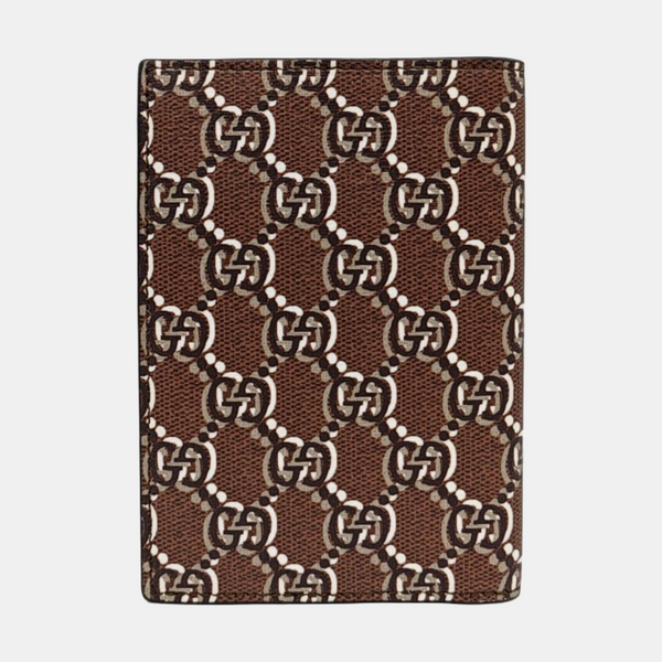 Monogram Coated Canvas Card Holder Brown
