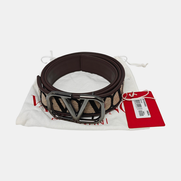 Fabric Belt Beige