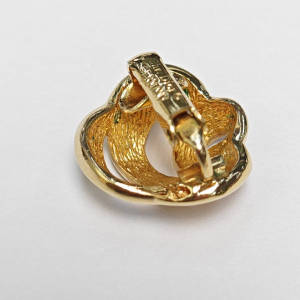 Metal Gold Clip On Earrings