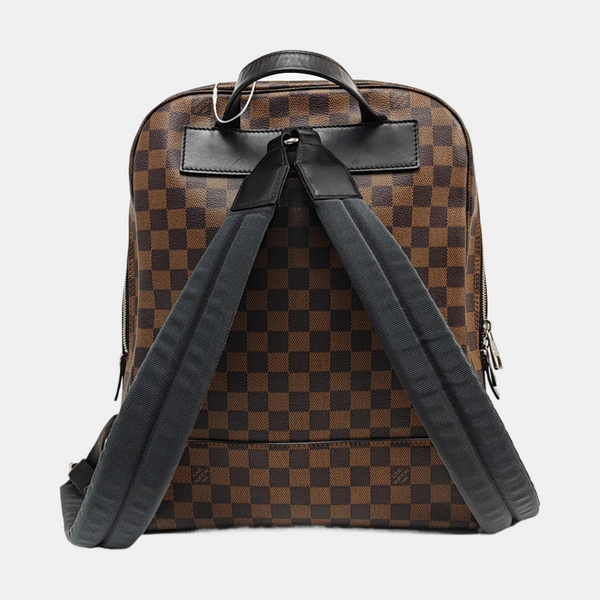 JAKE Damier Ebene Coated Canvas Brown