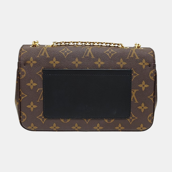 MARCEAU Monogram Coated Canvas Brown