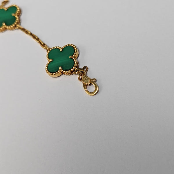 Vintage Alhambra 18k Gold Bracelet